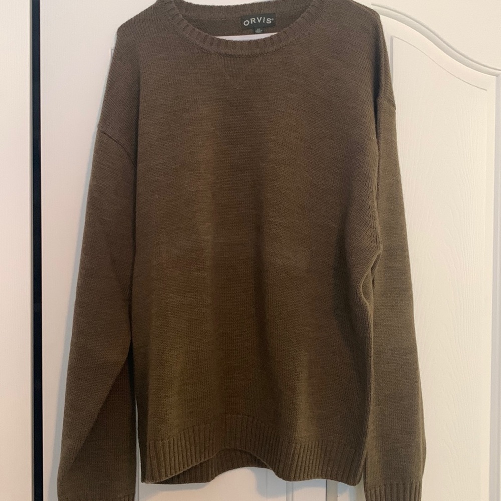 Orvis Mens Crewneck sweater in XXL